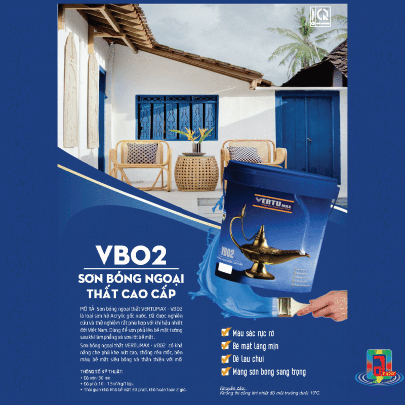 VERTUMAX - VB02 - SƠN BÓNG NGOẠI THẤT CAO CẤP