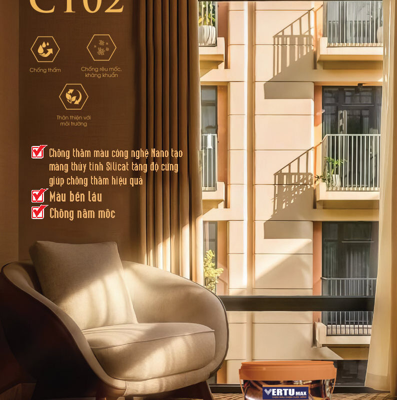 VERTUMAX - CT02 - CHỐNG THẤM MÀU CAO CẤP