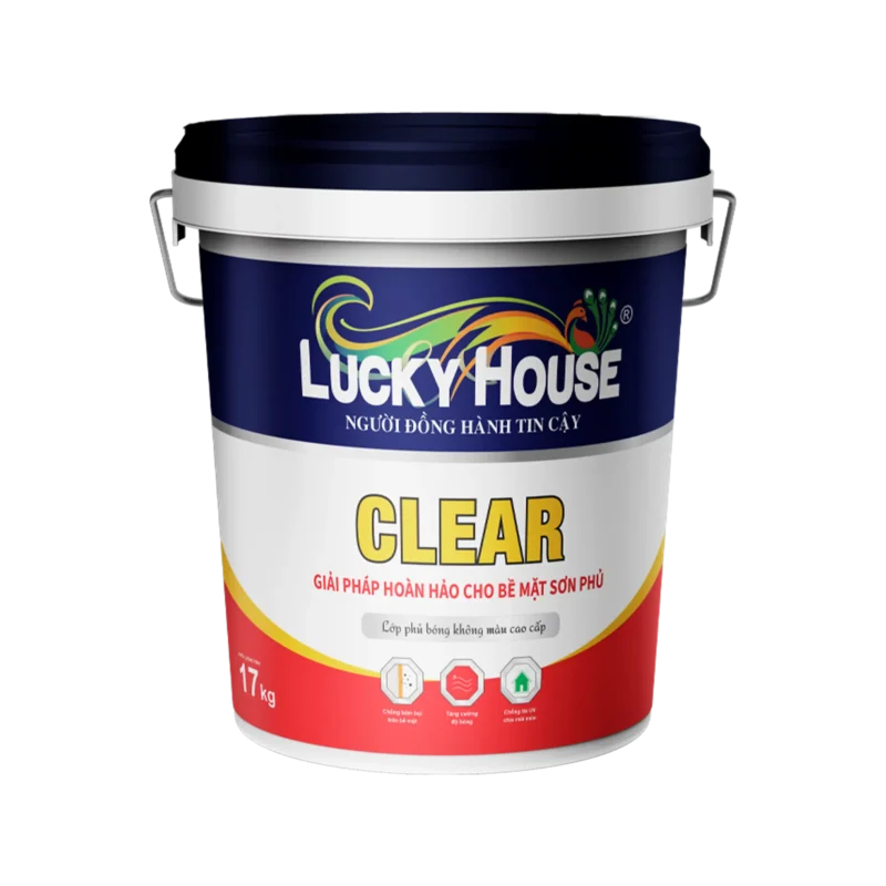 LUCKY HOUSE - CLEAR - LỚP PHỦ BÓNG KHÔNG MÀU