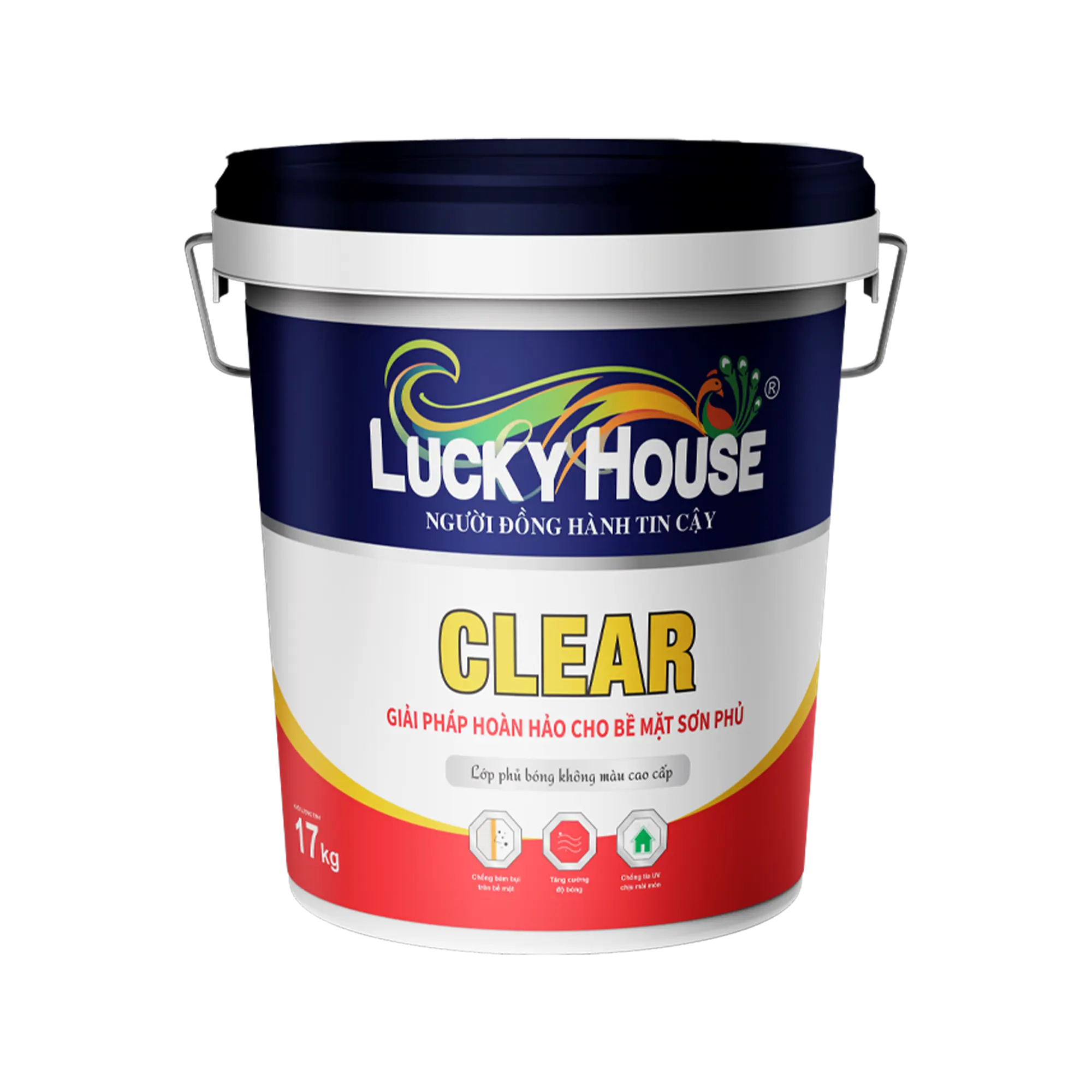 LUCKY HOUSE - CLEAR - LỚP PHỦ BÓNG KHÔNG MÀU 1 LUCKY HOUSE - CLEAR - LỚP PHỦ BÓNG KHÔNG MÀU