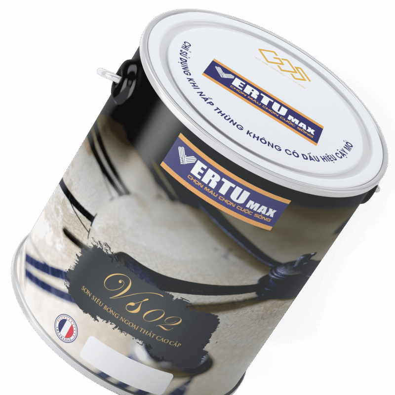 VERTUMAX - VS02 - SƠN SIÊU BÓNG NGOẠI THẤT CAO CẤP 8 SƠN SIÊU BÓNG NGOẠI THẤT