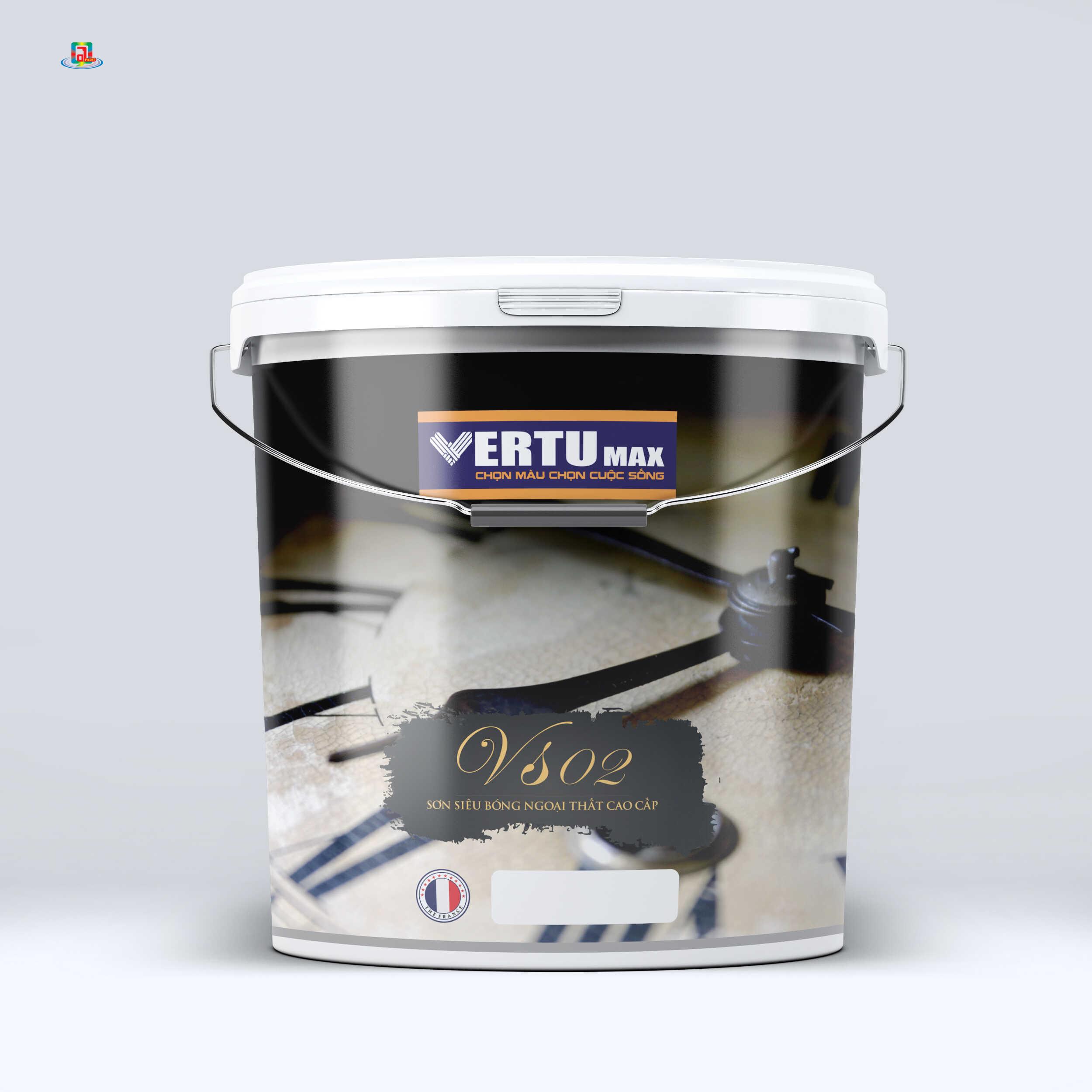 VERTUMAX - VS02 - SƠN SIÊU BÓNG NGOẠI THẤT CAO CẤP 5 SƠN SIÊU BÓNG NGOẠI THẤT