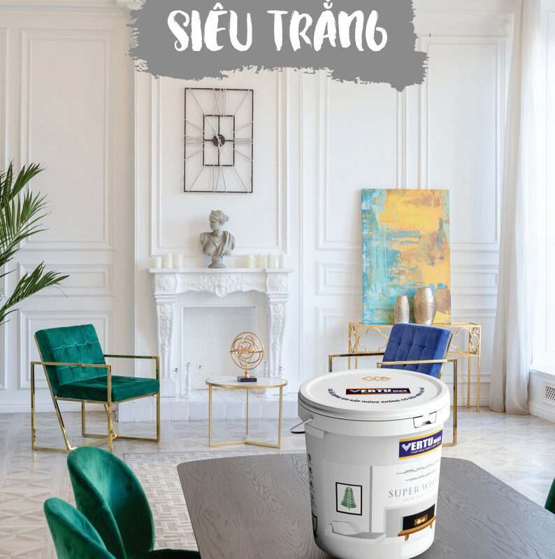 VERTUMAX – SUPER WHITE – SƠN SIÊU TRẮNG CHO TRẦN