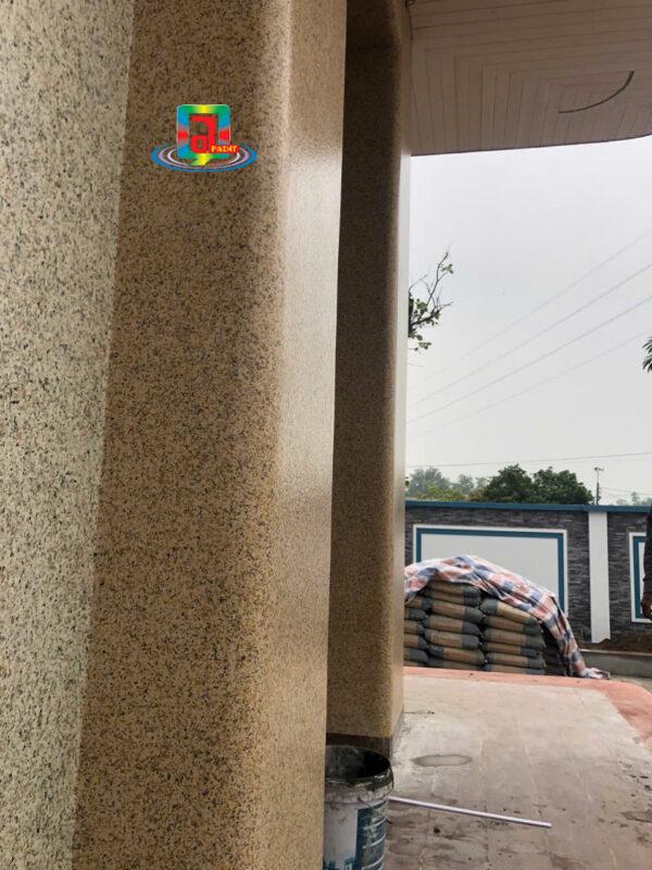 Phun đá Lucky House tại Nhà phân phối Như Ý – Xã Tự Tân, Thái Bình 1 PHUN ĐÁ